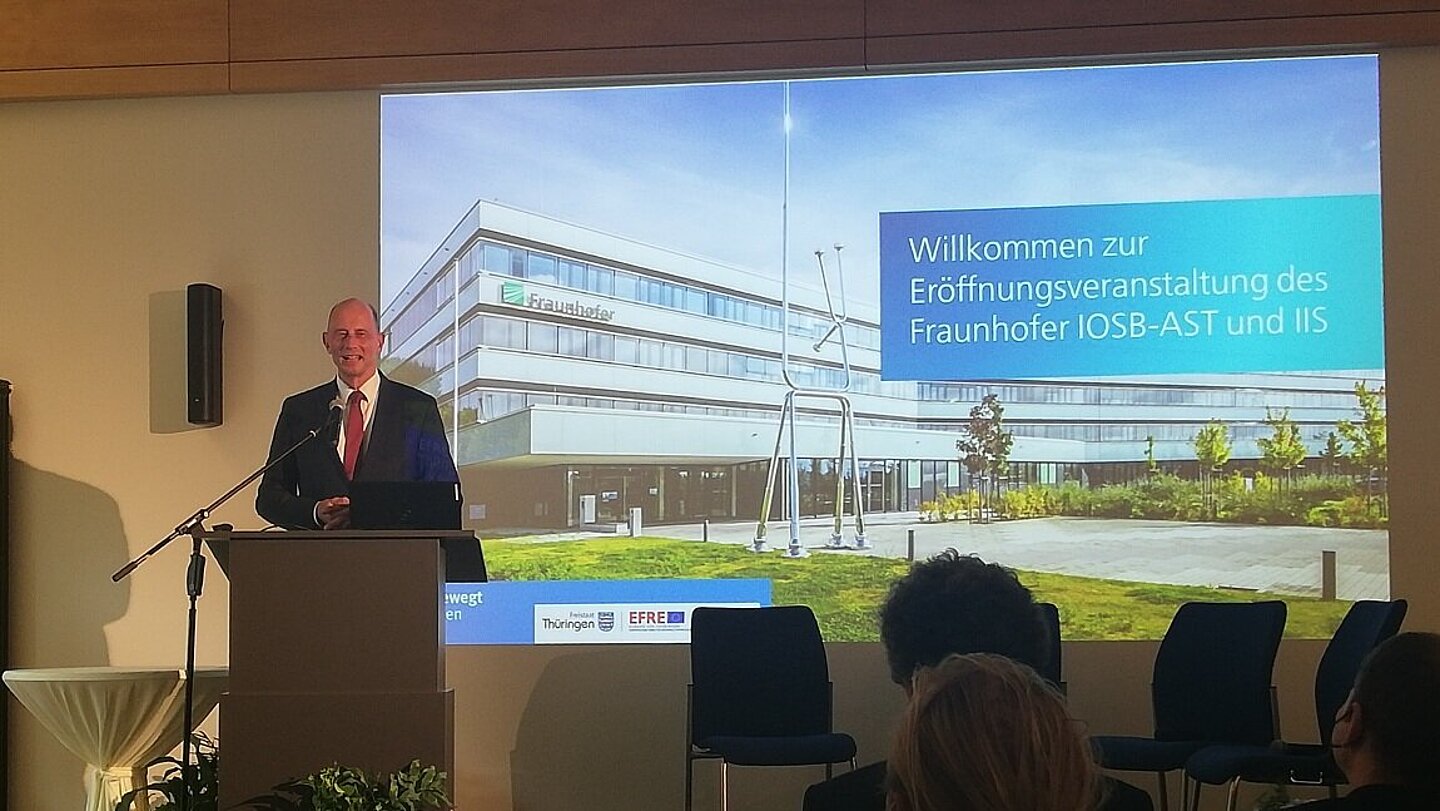 Rede von Wirtschaftsminister Wolgang Tiefensee.