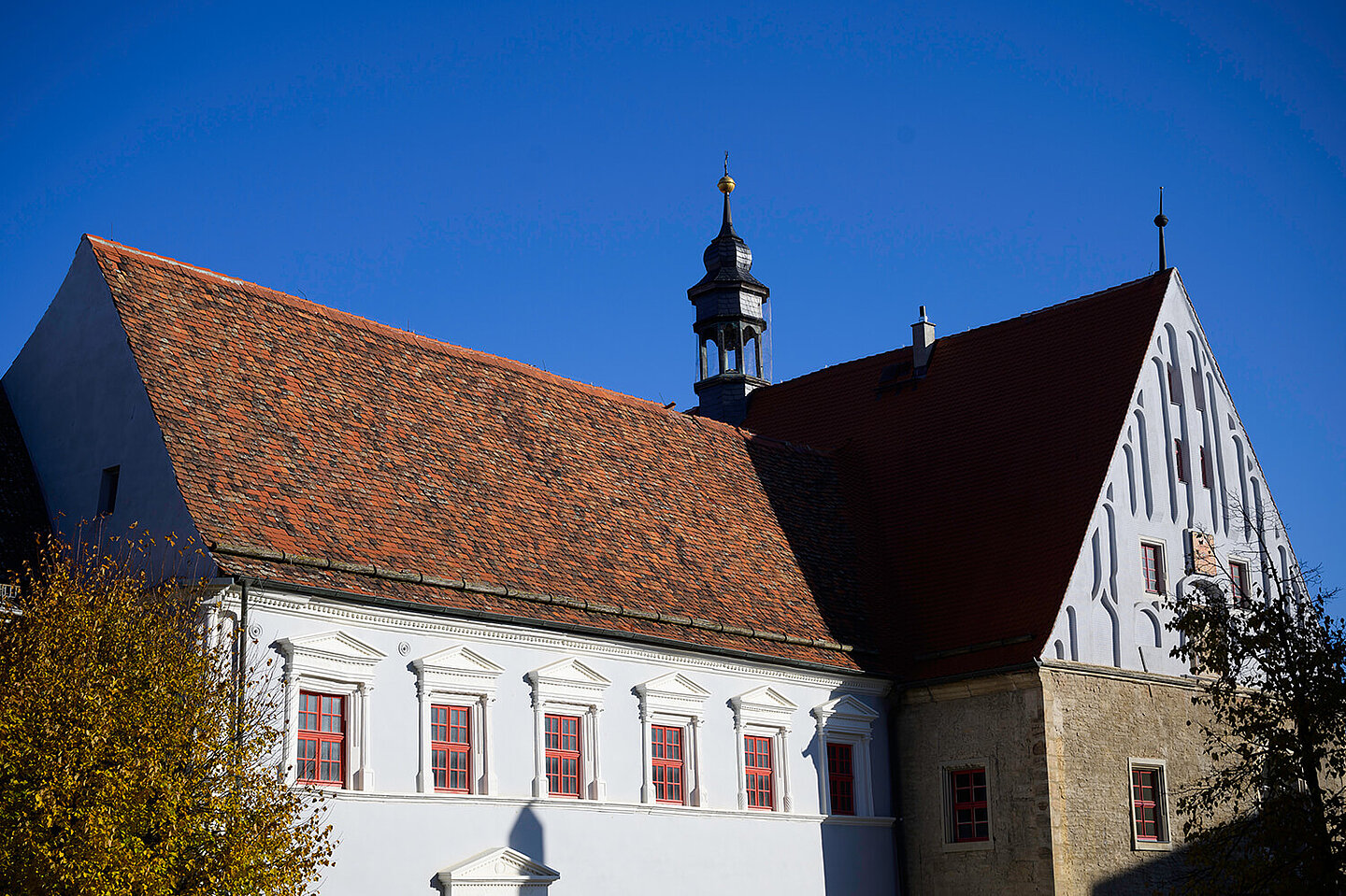 Panoramaaufnahme des Buttstädter Rathauses